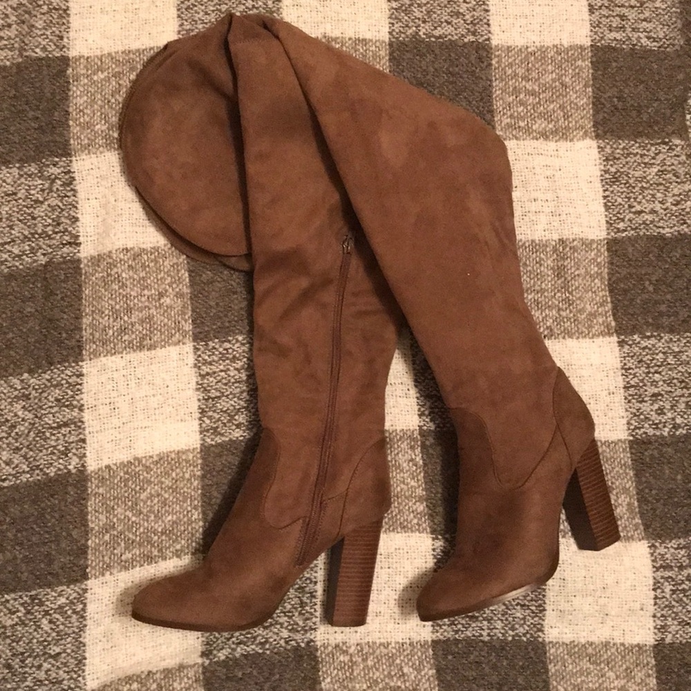 Thigh high boots!
